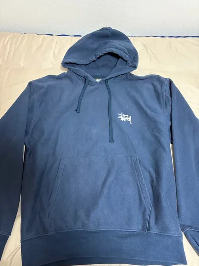 Stussy プルオーバーパーカー ネイビー Lサイズ