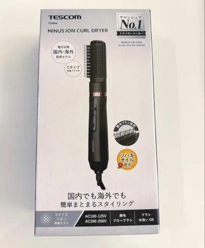TESCOM マイナスイオンカールドライヤー TC565A