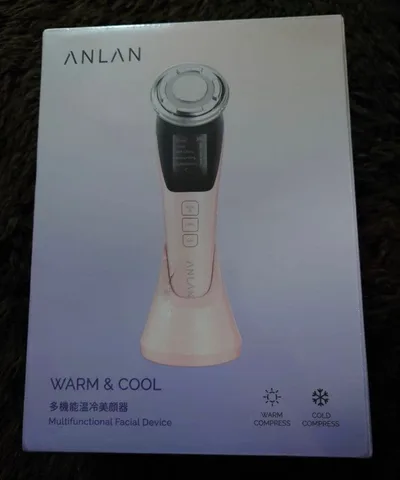 ANLAN 多機能 温冷 美顔器 ピンク