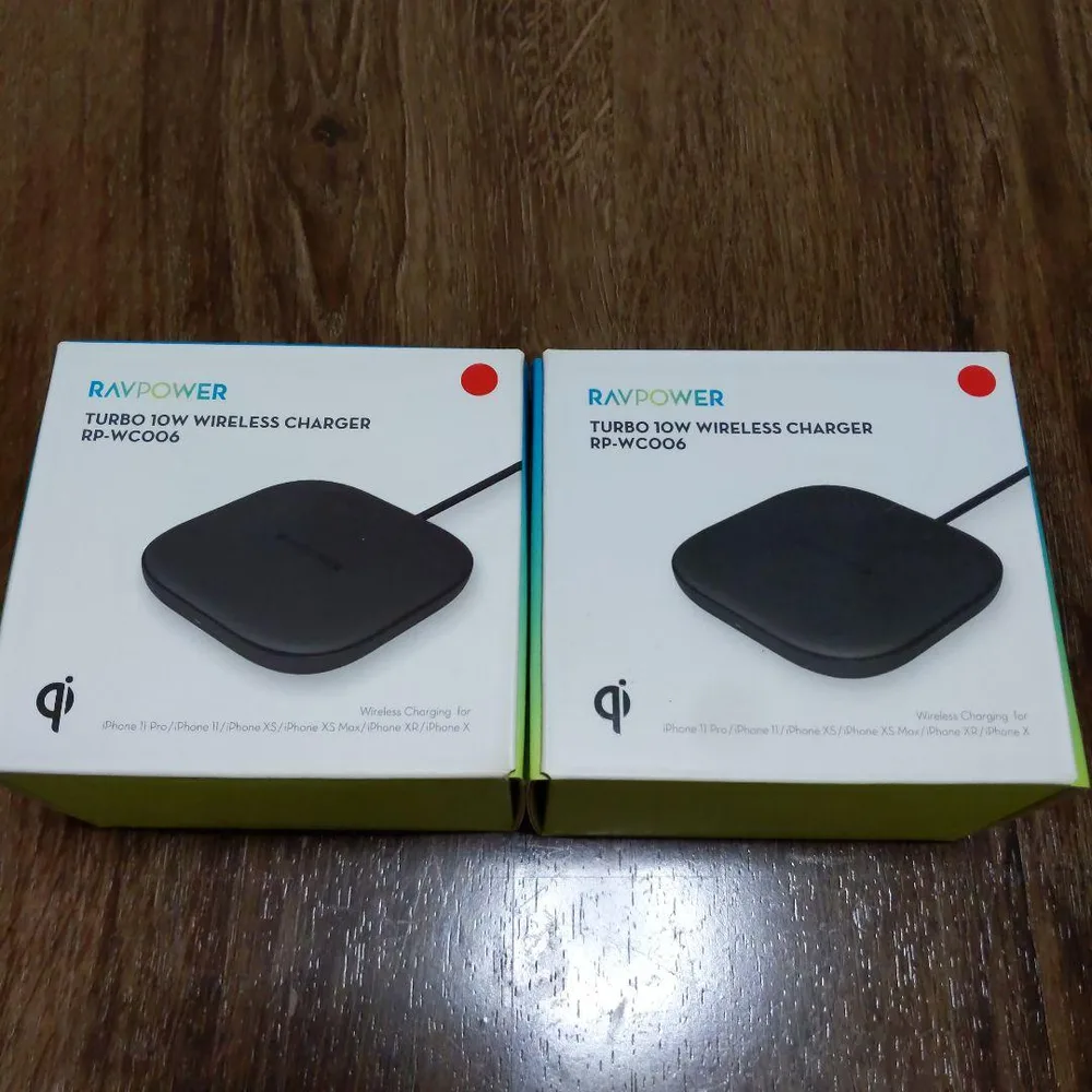RAVPOWER ワイヤレス充電器 「RP-WC006」2個セット
