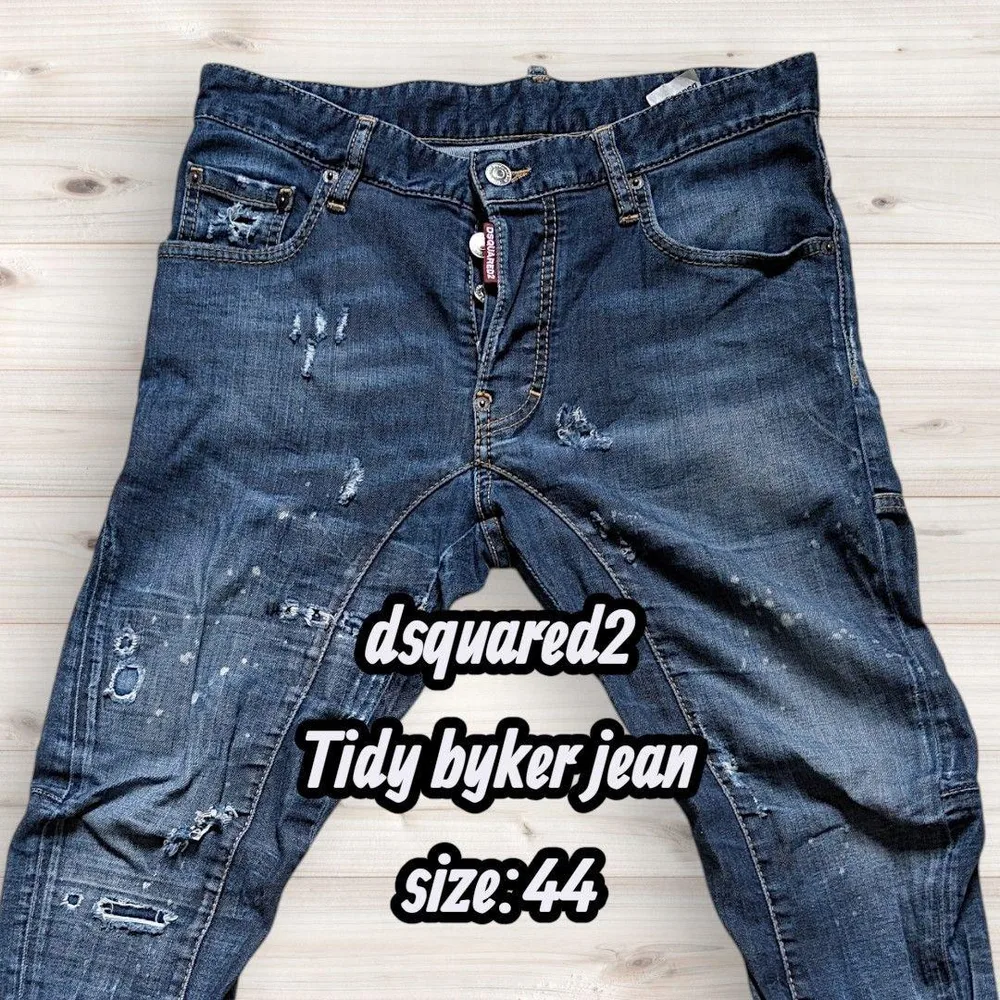 DSQUARED2 Tidy Biker ダメージ加工 デニム 44 Y2k