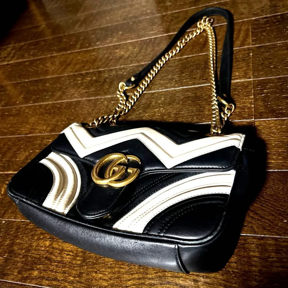 グッチ GUCCI gucci バック 白黒