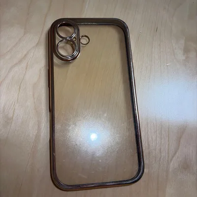 iPhone 16(6.1インチ) ピンクゴールド 衝撃吸収ソフトケース