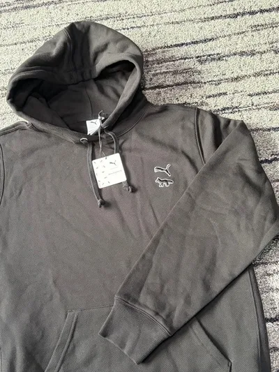 PUMA MAISON KITSUNE パーカー M 新品 ブラック 黒