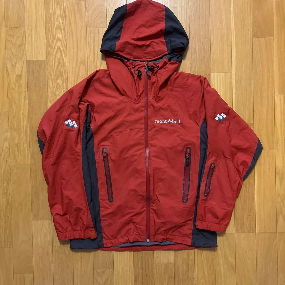 mont-bell shell jacket テック系 ドローコード y2k