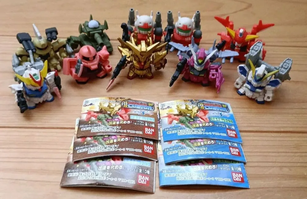 SDガンダムガチャポンフルカラー カスタム07全10種セット