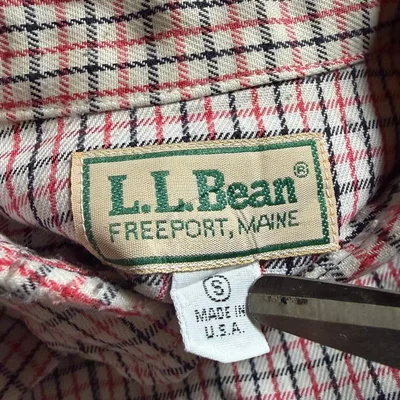 80s 90s USA製 エルエルビーン ギンガムチェックシャツ ヴィンテージ