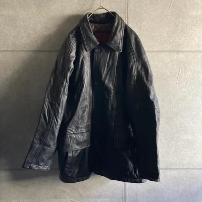 【BACK LOT】 バックロット レザージャケット W120