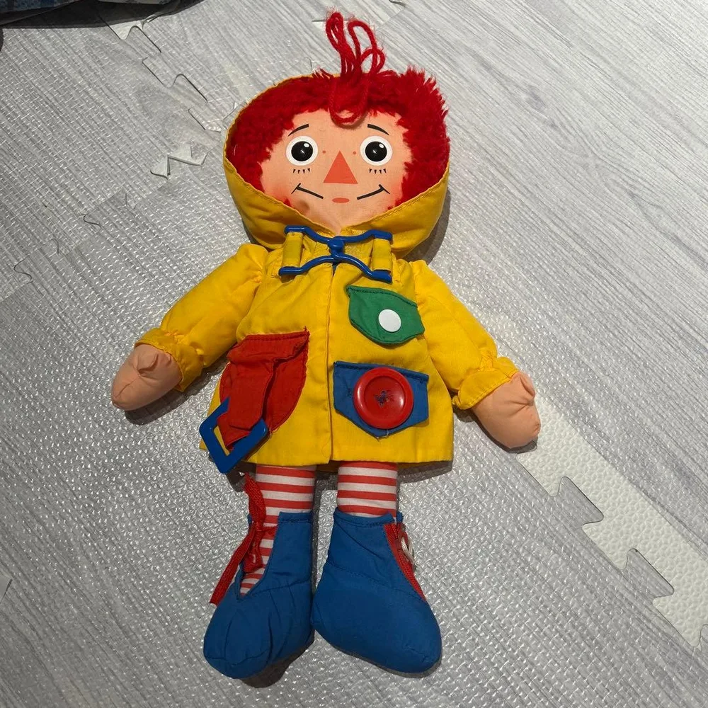 ラガディ・アン 人形 レインコート ハンドメイド カントリードール