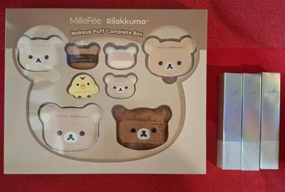 MilleFée リラックマ メイクパフ コンプリートボックス オマケ付き