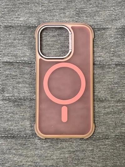 iPhone14pro用 MagSafe対応ケース ピンク