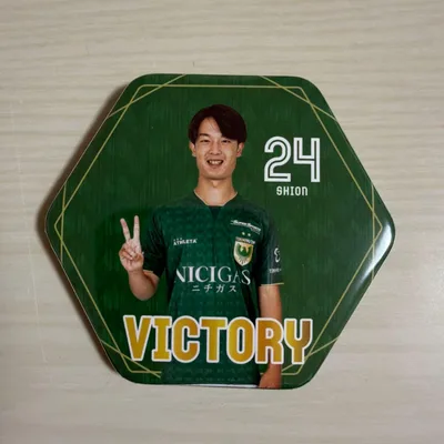 東京ヴェルディVICTORY六角形缶バッジ ♯24仲山師恩
