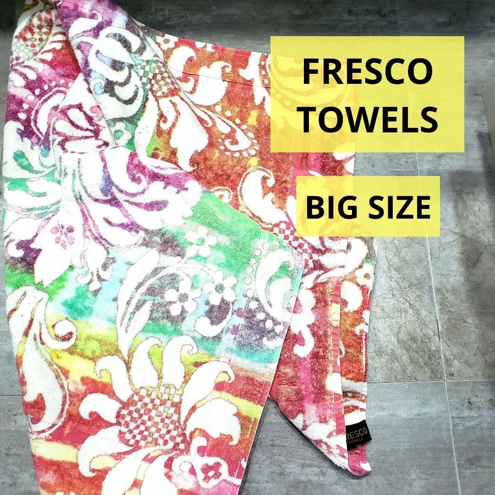 FRESCO TOWELS マルチカラー 大判 BIG SIZE フレスコタオル
