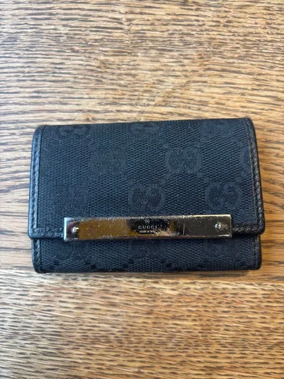 GUCCI GG柄 キーケース ブラック