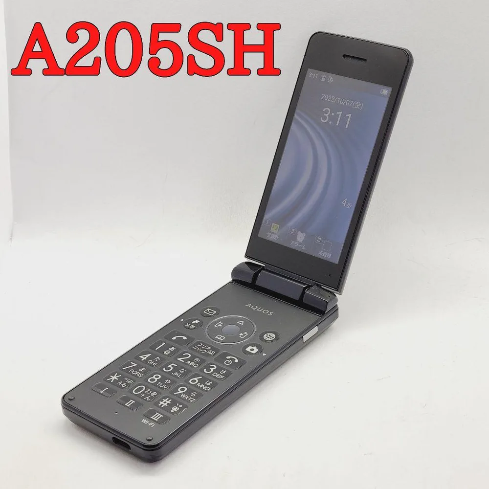 ☆simフリー☆SHARP AQUOS ケータイ 4 A205SH ブラック ①