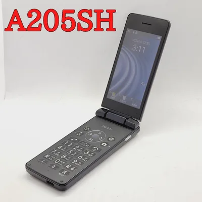 ☆simフリー☆SHARP AQUOS ケータイ 4 A205SH ブラック ①