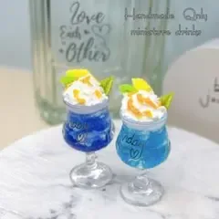 【本日限定】ミニチュアドリンク フェイクフード ハンドメイド 【054】