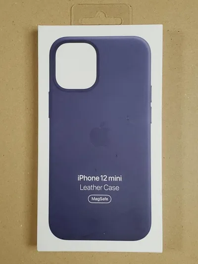 Apple 純正品 iPhone 12 mini レザーケース バイオレット