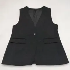 GU ノーカラーベスト ジレ ブラック XL