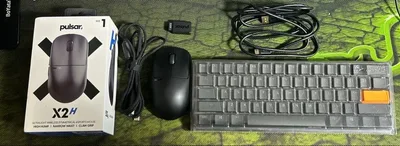 Ducky ONE 2 MINI 銀軸 Pulsar X2H セット