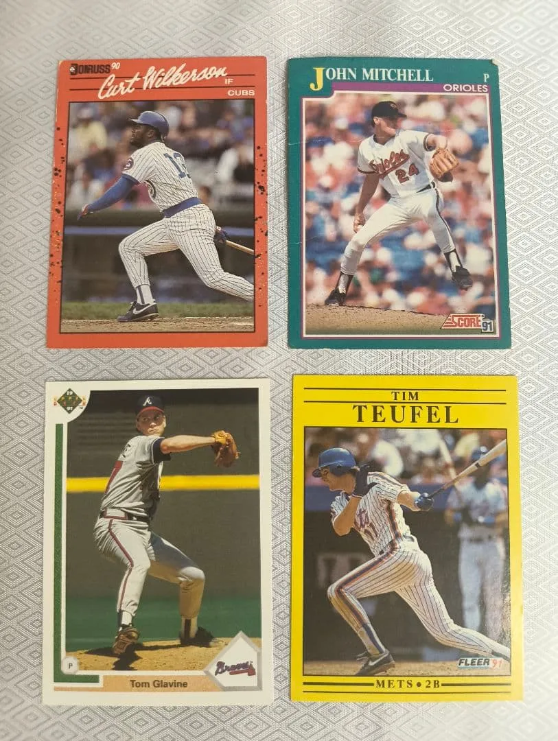 MLB スポーツカード 4枚セット Donruss Score Fleer