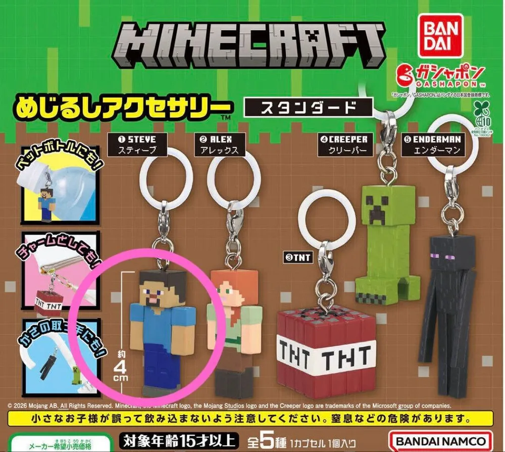 マインクラフト めじるしアクセサリー スティーブ