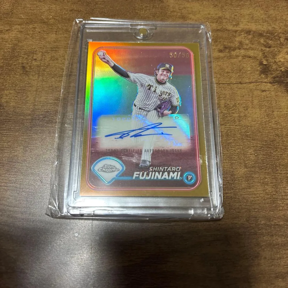 Topps Chrome NPB 藤浪晋太郎 直筆サインカード ラストナンバー