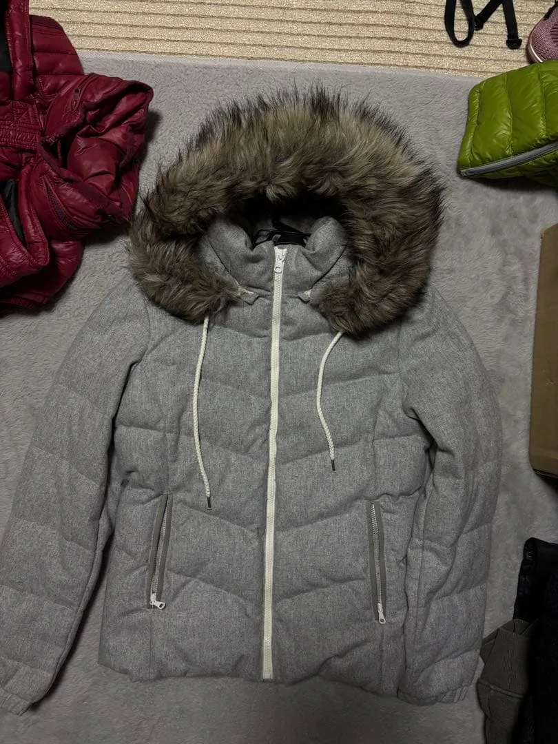 Gap Winter Warmth ダウンジャケット フード付 グレー M