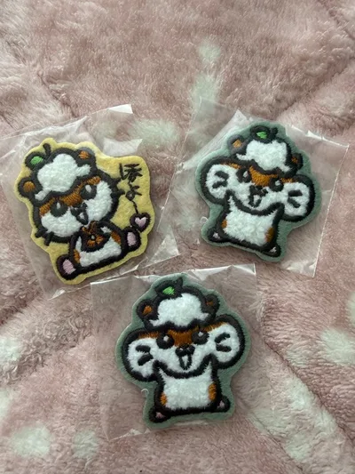 はま寿司 コロコロクリリン ワッペンシール 3個セット