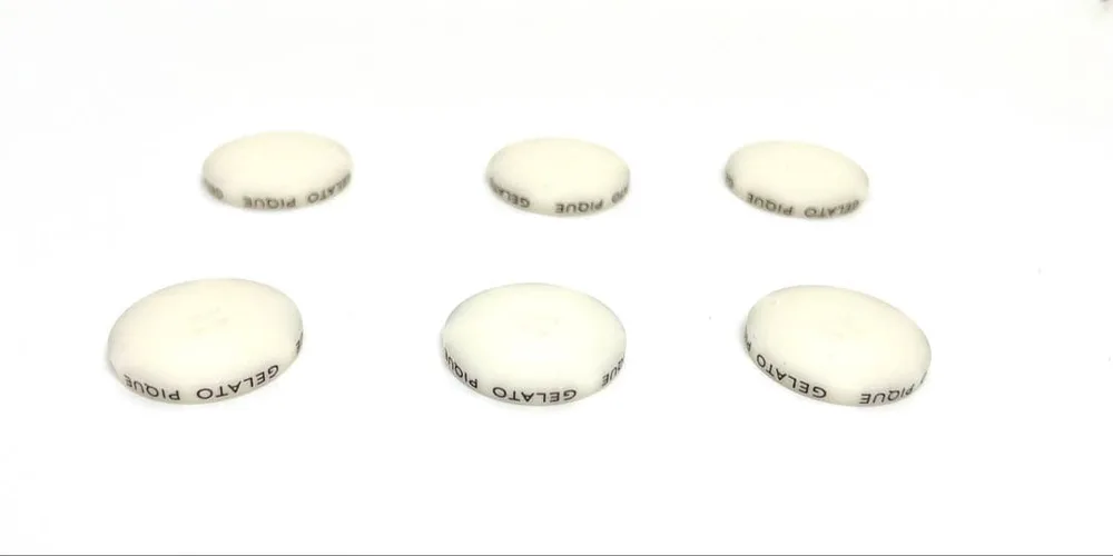 GELATO PIQUE ボタン 6個セット ホワイト