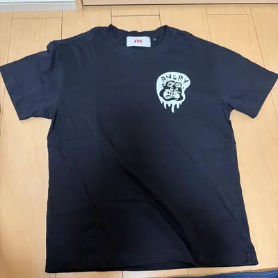 VVV ANGRY グラフィック Tシャツ ブラック