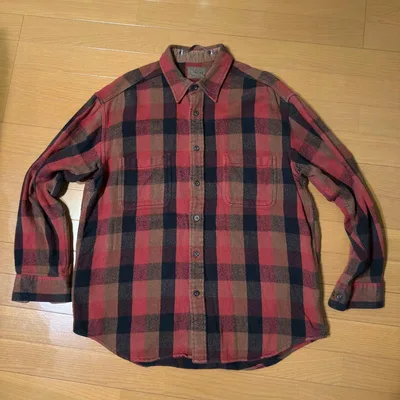 St. John's Bay セントジョンズベイ ヘビーネルシャツ L