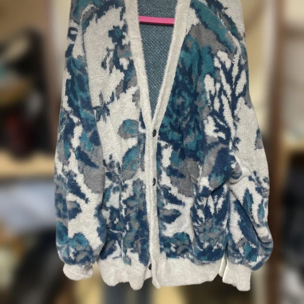 HARE トップス グレー系 ニットカーディガン