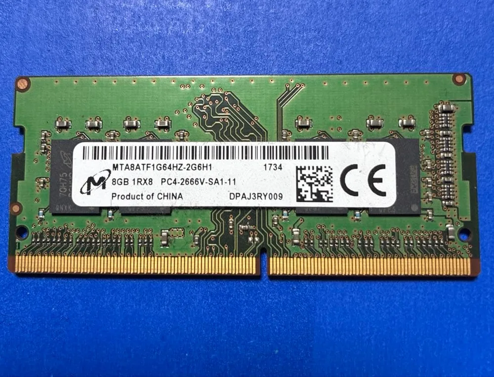 Micron 8GB ノートPC用メモリ PC4-2666
