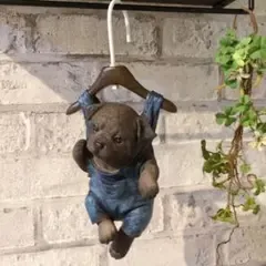 オーバーオールわんこ☆オーナメント☆インテリア