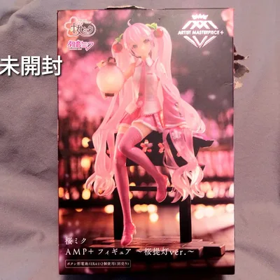 ☆未開封☆ 桜ミク AMP+ フィギュア 〜桜提灯ver.〜
