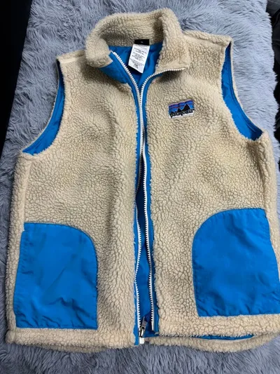 patagonia キッズ フリースベスト L (12)