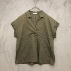 FREDY emue♡レディース プルオーバー カーキ 半袖 38