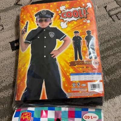 子供 ハロウィン コスプレ スーパーポリスマン 140cm