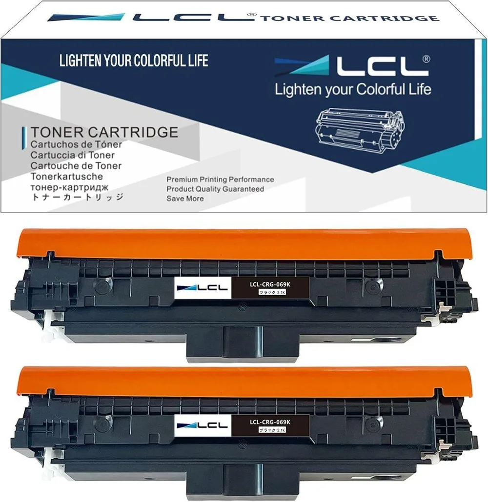 キャノン用 CRG-069 互換トナーカートリッジ (2パック BK)