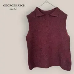 ジョルジュレッシュGEORGES RECHノースリーブ ニット 襟付きニット