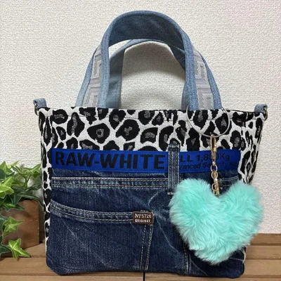 デニムリメイクバッグ ミニトートバッグ
