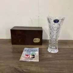 E壁 BOHEMIA Crystal ボヘミアクリスタル カットガラス 花瓶