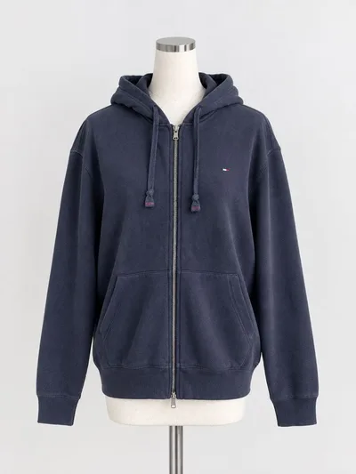 Tommy Hilfiger トミーヒルフィガー ジップアップパーカー ネイビー