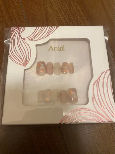 Anail ネイルチップ ピンク Sサイズ