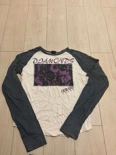 DIAMONDS ラグラン 長袖 Tシャツ
