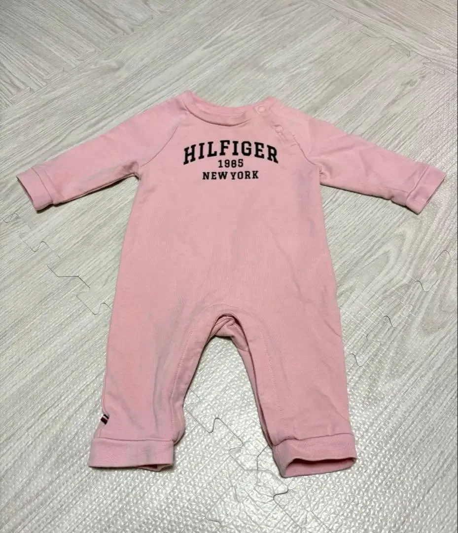 TOMMY HILFIGER ベビー ロンパース ピンク 62cm