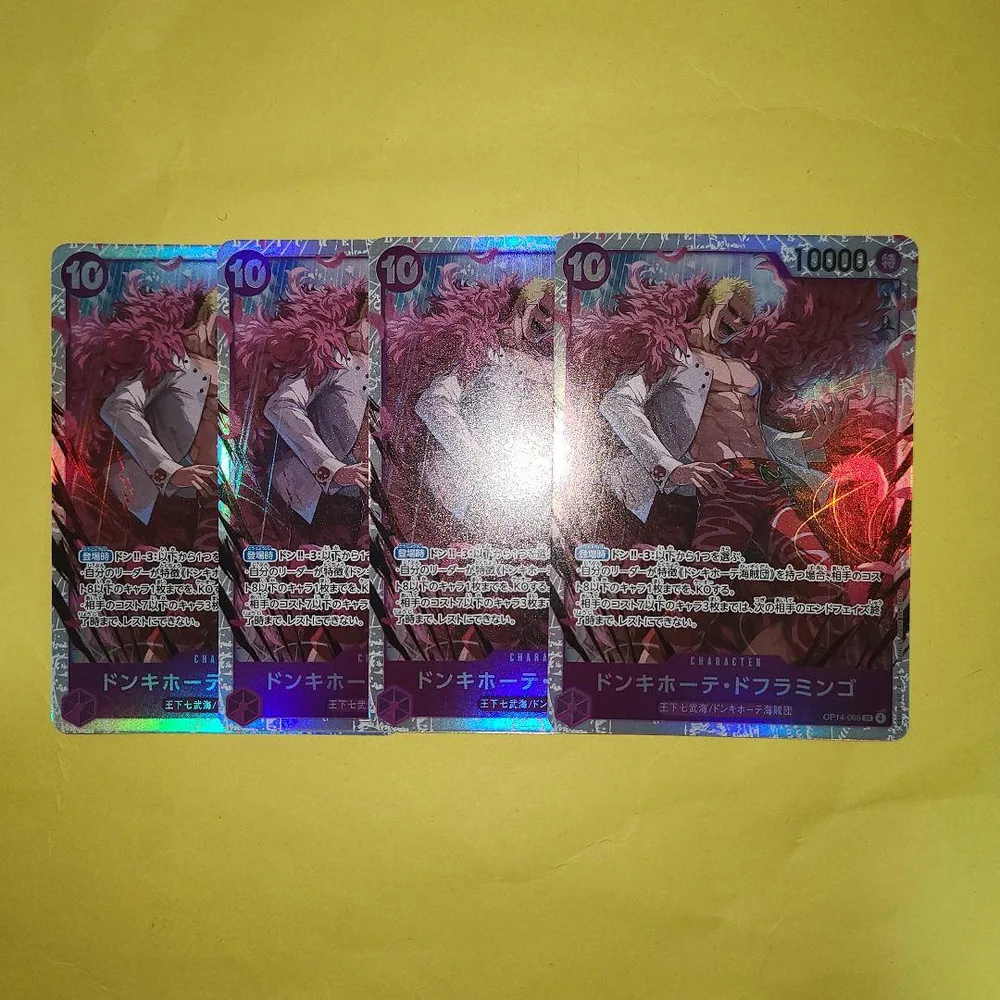 ワンピースカード ドンキホーテドフラミンゴ sr ×4
