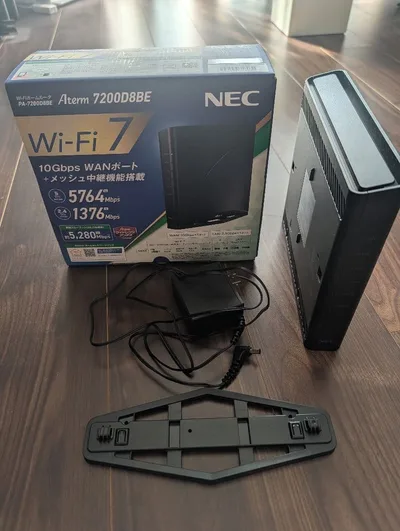 NEC Aterm 7200D8BE Wi-Fi 7 ルーター
