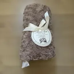 【新品美品】ブランケット 薔薇 ボア3way 膝掛け ベージュ